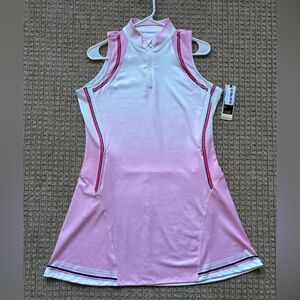 Lucky in Love Pink and White Dress